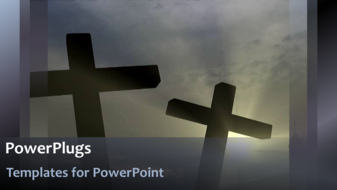 PowerPoint Template - animated crucifix